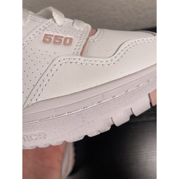 New Balance 550 White Pink Women Sz 10 LifeStyle Casual Shoes Sneakers BBW550BP - Picture 3 of 10